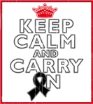 Melanoma Keep Calm Carry On Shirts Melanoma Keep Calm Carry On Shirts