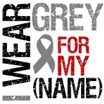 I Wear Grey Brain Cancer T-Shirts & Gifts I Wear Grey Brain Cancer T-Shirts & Gifts