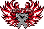 Brain Cancer Heart Wings Shirts Brain Cancer Heart Wings Shirts