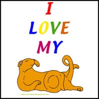 I LOVE MY DOG T-SHIRTS & CLOTHING I LOVE MY DOG T-SHIRTS & CLOTHING