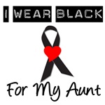 I Wear Black Ribbon For My Aunt T-Shirts I Wear Black Ribbon For My Aunt T-Shirts