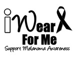 I Wear Black Ribbon For Me T-Shirts & Gifts I Wear Black Ribbon For Me T-Shirts & Gifts
