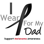 Melanoma I Wear Black For My Dad Shirts Melanoma I Wear Black For My Dad Shirts