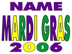 Mardi Gras Name Shirt