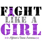 Alzheimer's Disease Fight Like a Girl Shirts Alzheimer's Disease Fight Like a Girl Shirts