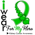 Kidney Cancer Hero Green Ribbon Shirts & Gifts