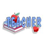 Teachers Books and Apples For The Teacher!