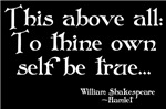 BE TRUE HAMLET QUOTE