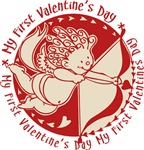 My First Valentine's Day Tees Gifts My First Valentine's Day Tees Gifts