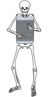 Frottoir Playing Skeleton Frottoir Playing Skeleton