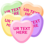 Personalized Candy Hearts Personalized Candy Hearts