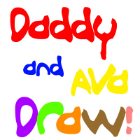 Daddy and Ava Draw!