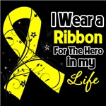 Ribbon Hero in My Life Sarcoma Shirts Ribbon Hero in My Life Sarcoma Shirts