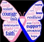 Male Breast Cancer Butterfly Shirts and Gifts Male Breast Cancer Butterfly Shirts and Gifts