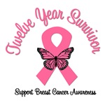 12 Year Breast Cancer Survivor T-Shirts 12 Year Breast Cancer Survivor T-Shirts