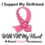 Breast Cancer I Support My Girlfriend T-Shirts Breast Cancer I Support My Girlfriend T-Shirts