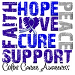 Collage Hope Cure Colon Cancer Shirts and Gifts Collage Hope Cure Colon Cancer Shirts and Gifts