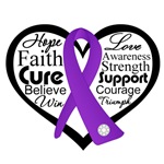 Heart Alzheimer's Disease Shirts and Gifts Heart Alzheimer's Disease Shirts and Gifts