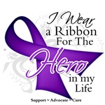 Pancreatic Cancer Hero in My Life Shirts Pancreatic Cancer Hero in My Life Shirts