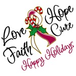 Holiday Hope Throat Cancer Shirts Holiday Hope Throat Cancer Shirts