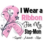 Step-Mom Pink Ribbon Breast Cancer Shirts Step-Mom Pink Ribbon Breast Cancer Shirts