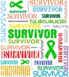 Survivor Colorful Bile Duct Cancer Shirts Survivor Colorful Bile Duct Cancer Shirts
