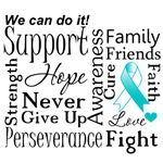 Cervical Cancer Supportive Words Shirts Cervical Cancer Supportive Words Shirts