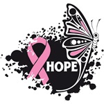 Hope Grunge Butterfly Breast Cancer Shirts Hope Grunge Butterfly Breast Cancer Shirts
