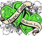 Lymphoma Hope Faith Dual Hearts Shirts Lymphoma Hope Faith Dual Hearts Shirts