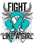 Cervical Cancer Ultra Fight Like A Girl Shirts Cervical Cancer Ultra Fight Like A Girl Shirts
