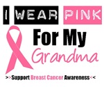 I Wear Pink (Grandma) Breast Cancer T-Shirts I Wear Pink (Grandma) Breast Cancer T-Shirts