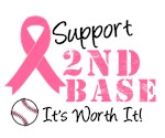 Support 2nd Base Breast Cancer T-Shirts & Gifts Support 2nd Base Breast Cancer T-Shirts & Gifts