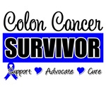 Colon Cancer Survivor Badge Shirts & Gifts Colon Cancer Survivor Badge Shirts & Gifts