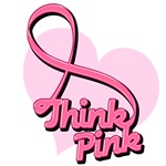Think Pink Heart Ribbon Breast Cancer Tees & Gifts Think Pink Heart Ribbon Breast Cancer Tees & Gifts