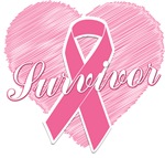 Breast Cancer Survivor Heart Shirts Breast Cancer Survivor Heart Shirts