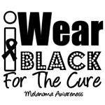 I Wear Black For The Cure Melanoma T-Shirts I Wear Black For The Cure Melanoma T-Shirts