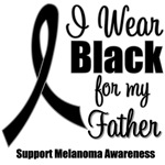 I Wear Black Ribbon (Father) Melanoma T-Shirts I Wear Black Ribbon (Father) Melanoma T-Shirts