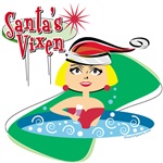 Blonde Santa's Vixen T-shirts and Gifts Blonde Santa's Vixen T-shirts and Gifts