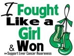 I Fought Like a Girl Liver Cancer Shirts I Fought Like a Girl Liver Cancer Shirts