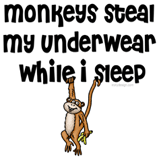 Monkeys steal my... Monkeys steal my...