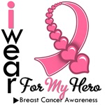 Breast Cancer Hero Ribbon Shirts & Gifts Breast Cancer Hero Ribbon Shirts & Gifts