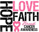 Breast Cancer Hope Love Faith T-Shirts & Gifts Breast Cancer Hope Love Faith T-Shirts & Gifts