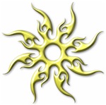 Tribal Sun (Yellow 3D) Tribal Sun (Yellow 3D)