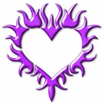 Tribal Heart (Purple 3D) Tribal Heart (Purple 3D)