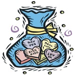 Bag of Candy Hearts Bag of Candy Hearts