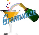 Champagne Toast Groomsman