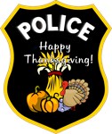 Thanksgiving Police T-Shirts & Holiday Gifts