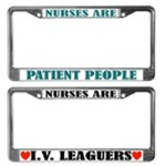 License Plate Frames For Nurses