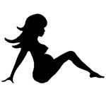 Sexy Pregnant Mud Flap Girl Sexy Pregnant Mud Flap Girl