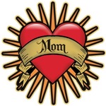 Red Heart Tattoo Mom Mother T-shirts & Gifts Red Heart Tattoo Mom Mother T-shirts & Gifts